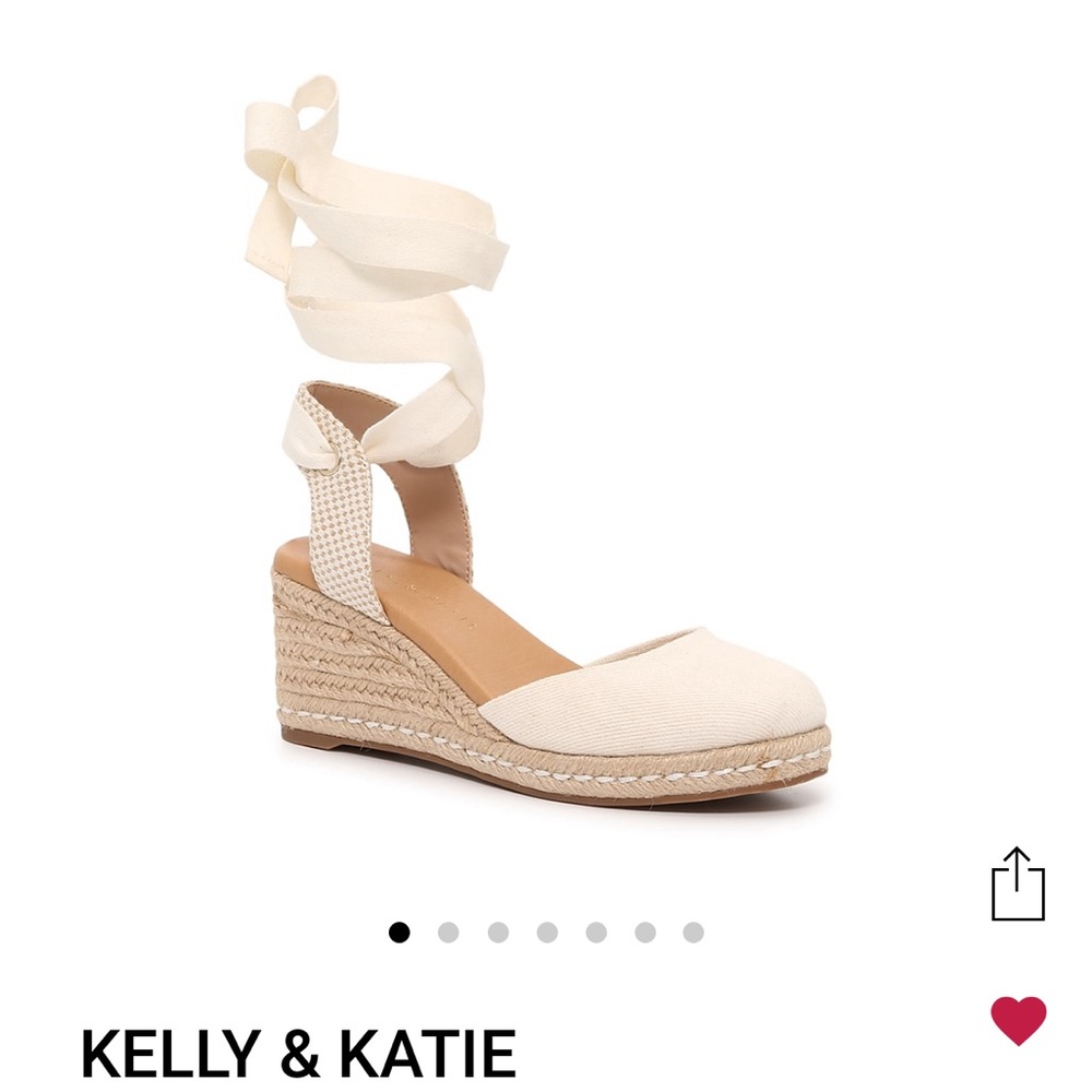 KELLY & KATIE Goldie Espadrille Wedge Sandal